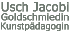 Schriftzg-Goldschmiedin Usch Jacobi